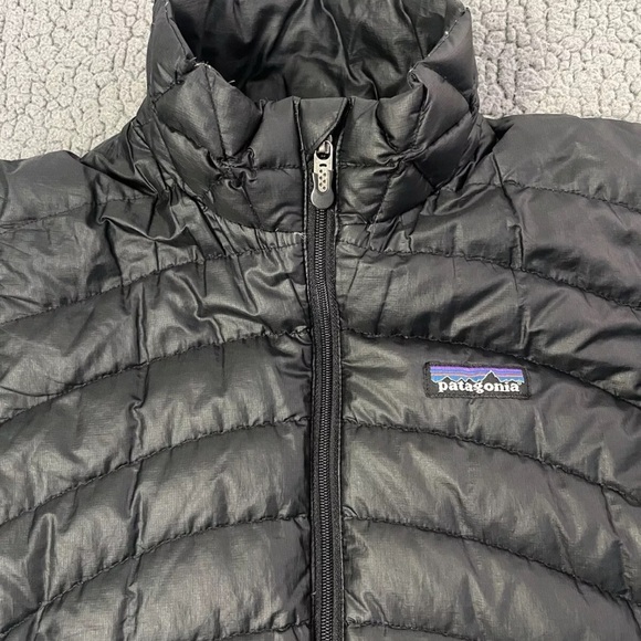 Patagonia Women’s SMALL Nano Puff Black Quilted Jacket Recycled Good Cond.*holes - Picture 2 of 14